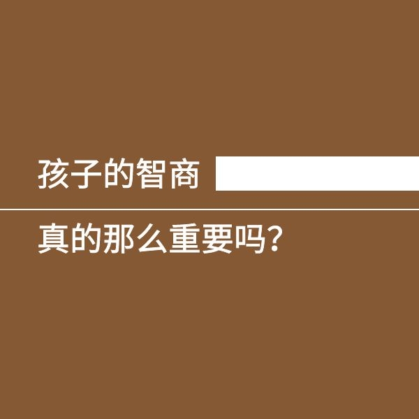 發(fā)掘孩子天賦優(yōu)勢-孩子是否高智商真的重要嗎？